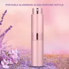 8ml Mini Aluminium Glass Perfume Bottle Perfume Atomizer Cosmetic Pink