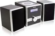 Mini HiFi System Radio And CD Player Music Centre Stereo System, CD Micro System Mains Operated with FM Radio Clock Radio Alarm Snooze & Sleep Timers AUX IN Remote Control – MCA-230