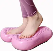 Inflatable Stepper, Balance Training Mat for Exercise Fitness Yoga Training, Stair Stepper Household, Multi Function Balance Stepper for Gym Office Home, Foot Balance Pedal, Air Stepper.