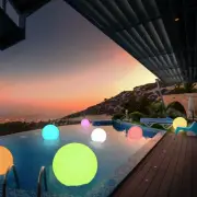 20-Inch Assorted LED Ball Battery Operated Cordless FLOATING POOL LIGHT Supplies