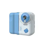 Kids Instant Print Camera,1080P Digital Camera 2.4Inch IPS Screen 10X Zoom Built-in Battery, Birthday Gift for Boy Girl (Blue)