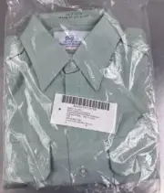 DSCP Garrison Collection Men's Green Shirt Long Sleeve Size 16 x 34/35 NEW
