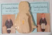 KRIEGHAUSER DECKER SHELF SITTER SAILOR BOY GIRL WOOD 2 PAINTING PATTERNS
