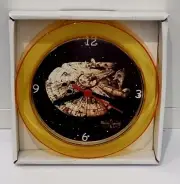 Millennium Falcon Gold 7" Novelty Wall/Desk Clock Brand New Star Wars