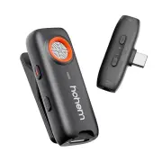 Hohem MIC-01 1-to-1 Wireless Lavalier Microphone DSP Noise Cancelling Recording Live Streaming Mic Plug and Play for iPh