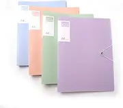 VOSO 4 Pack A4 Display Book, Binder with Clear Plastic Sleeves 60 Pocket Bound Sheet Protector Presentation Book, Color Project Management Folder, Waterproof File Bag