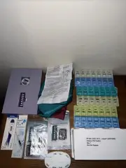 5-Pack Medication Tracker and Reminder Take-n-Slide Reusable Peel and Stick Lot