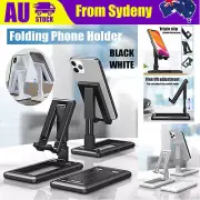 Universal Foldable Adjustable Desk Stand Holder For Mobile Phone Tablet AU Selle