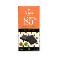 在飛比找PChome24h購物優惠-【Trapa】精選85%黑巧克力片 85g