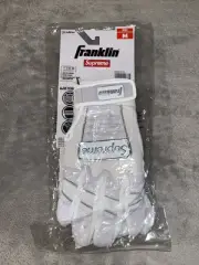 Supreme Franklin CFX Pro Batting Gloves White 100% Authentic DS Size Large SS22