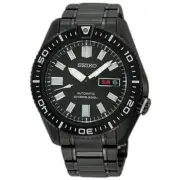 New Seiko SKZ329 Automatic Black Stargate Divers Men's Watch Stainless Steel