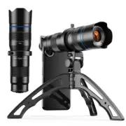 APEXEL 4K 20-40X Telephoto Lens Zoom Monocular Telescope +Tripod for iPhone