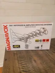 Magnavox 360 Degree Motorized Amplified Rotating Remote Control Antenna NEW!