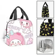 c1028 Kawaii Sanrio My Melody Kids School Insulated Lunch Bag Thermal Cooler Tote Food Children Printed Handbag tbd1028