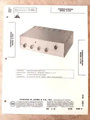 Original NOS Sams Photofact 495-10 - HARMAN-KARDON A-220 - STEREO AMP