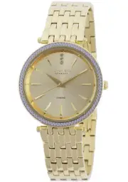 Johan Eric Women's Watch JE-F1000-02-002B Fredericia Diamond Yellow Gold Dial