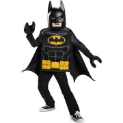 Batman Lego Movie Classic Boys size M 7/8 Costume DC Universe Disguise