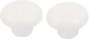 Ceramic Knob,Cabinet,Furniture Pull Handles,Door Pull,Drawer Pull Handle,Cabinet Wardrobe Drawer Door 33mm Dia Round Ceramic Knobs Pull White 2pcs