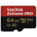 閃迪 EXTREME PRO V30 A2 64GB 200MB /S MICRO SD 存儲卡