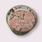 Foundry Candle Co. Cranberry Fig Scented Candle 14 Oz Double Wick Soy Blend