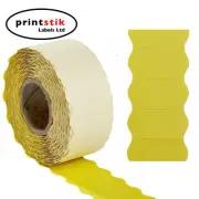 Yellow Price Gun Labels 26x12mm CT4 Various Quantities Lynx Puma Motex