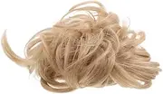 PACKOVE Messy Hair Bun Hair Piece: Wavy Curly Synthetic Updo Fake Scrunchies Ponytail Extension Hairpieces for Women