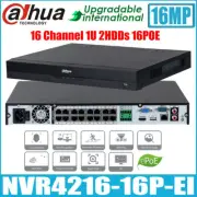 Dahua NVR4216-16P-EI 16MP 16CH 1U 16PoE 2HDDs WizSense Network Video Recorder