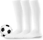 [TeeHee Socks] Acrylic Unisex Soccer Sports Team Cushion Socks 3 Pack