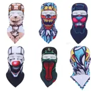 Thin Full Face Mask Windproof Soft Headwear Ear Cover Riding Snow Neck Scarf US