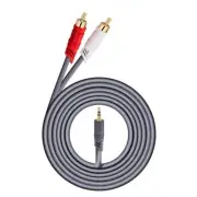 Versatilitys 3.5mm to 2RCA Adapter 3.5mm To 2RCA Cable For Music Enthusiasts
