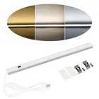 USB LED Closet Light Night Light Motion Sensor Stick-on Warm + white 50cm