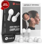 High Fidelity Concert Earplugs - Hearing Protection Ear Plugs Noise Reduction fo