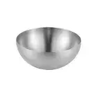 Silver Stainless Steel Fruit Salad Bowls Capacity Korean Food Container6320