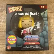 Tom Cook Signed & Enscripted - Funko Dorbz MOTU: HE-MAN LTD CHASE EDITION 241