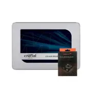 Crucial MX500 1TB SATA Internal SSD w/ AAAwave Aluminum HDD/SSD Mounting Kit