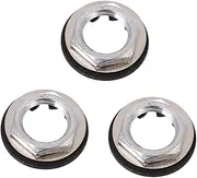 OSOLADY 12Pcs Potentiometer Nuts Washers for Electric Guitar Accessories Gaskets for Prolonging Potentiometer Life Easy Replacement Parts for Guitar Maintenance
