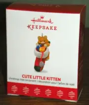 Hallmark 2017 CUTE LITTLE KITTEN - Miniature Keepsake Ornament MIB