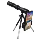 Phone Monocular Telescope Universal 4K 10-300X40mm Zoom Portable Night Vision