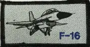 F-16 Military Fighting Falcon Aircraft Jet Patch USA Made