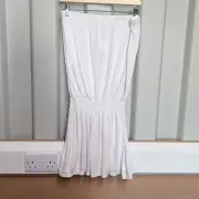 Next Womens Top Tunic BNWT White Size UK 14 Beach Cover up Holiday Summer