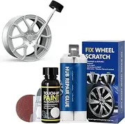 Wheel Scratch Remover | Vehicle Scratch Repair - Wheel Repair Tool Set, Quick and Easy Vehicle Scratch Fix for Silver Aluminum Alloy Wheels