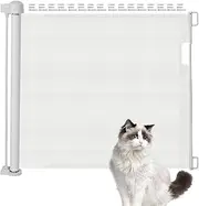 Retractable Baby Gates - Retractable Mesh Pet Gate | No-Drill, Non-Slip, Child-Proof Freestanding Door for Doorway Blocking Temporary Fencing
