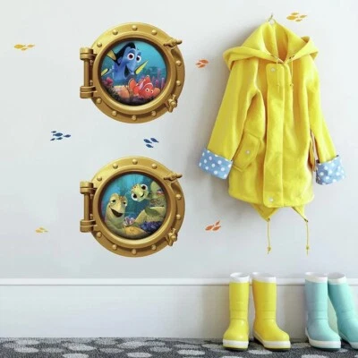 Home Decor Rmk2060Gm DISNEY PIXAR Finding Nemo Peel and Stick Giant Wall Decals