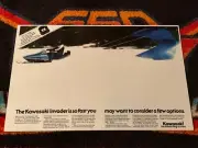 ‘79 KAWASAKI INVADER 440 Snowmobile Poster vintage sled ((PARACHUTE))