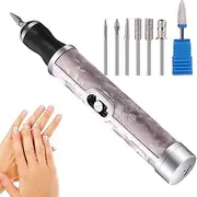 Nail Filer Electric | Electric Nail Drill | Toenail Sander for Thick Nails, Nail Grinder Manicure, Toenail Grinder for Thick Toenails Human Cordless Ritapreaty