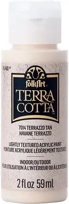 FolkArt Terra Cotta Acrylic Paint 2oz-Terrazzo Tan FTC-7014