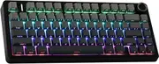 EPOMAKER x Aula F75 Gasket Mechanical Keyboard, 75% Wireless Hot Swappable Gaming Keyboard with Five-Layer Padding&Knob, Bluetooth/2.4GHz/USB-C, RGB (Black Gradient, LEOBOG Reaper Switch)