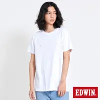 在飛比找momo購物網優惠-【EDWIN】男裝 EFS雷射光LOGO短袖T恤(白色)