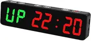 Gym Timer Stopwatch Home Practice Gym Digital Timer Garage LED Workout Colck Green Red Number