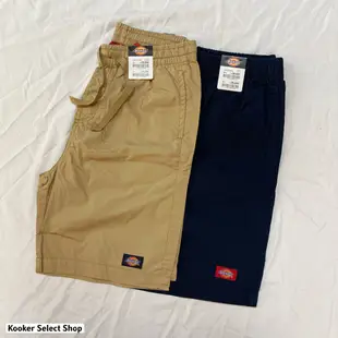 Dickies 短褲 工作短褲 休閒短褲 抽繩 經典LOGO 卡其 深藍 韓國公司貨【Kooker】